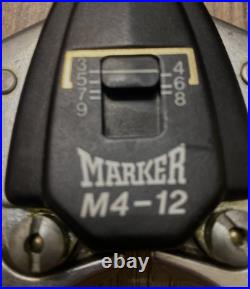 NEW! VINTAGE Ski binding MARKER M4-12 COMPACT ROTAMAT 3/9/S Made in JAPAN R? R