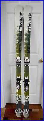 New Dynastar Nothing But Trouble Twintips Skis Size 175 CM With Marker Bindings