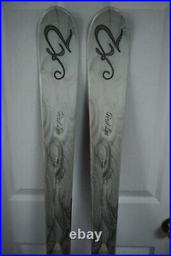 New K2 First Luv Skis Size 160 CM With New Marker Bindings