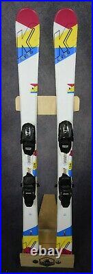 Details about   K2 amp 124cm smaller adult/teenager skis with marker bindings 