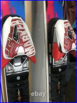 Nordica 155 cm World Cup Slalom Race Skis With Marker Bindings