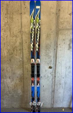 Nordica Dobermann EDT WC Downhill Skis, 212cm R 50m + Marker Comp 20 Bindings