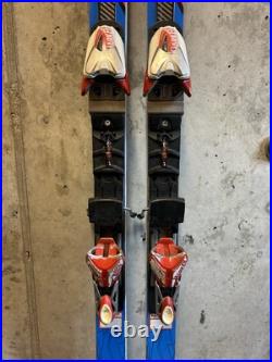 Nordica Dobermann EDT WC Downhill Skis, 212cm R 50m + Marker Comp 20 Bindings