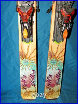 Nordica Hell's Belles women's all mtn skis 170cm with Marker EVO PRO 12 bindings