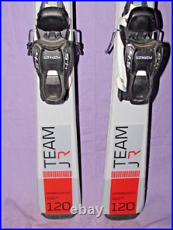 Nordica TEAM JR kid's all mountain skis 120cm w Marker 4.5 FDT adjust. Bindings