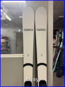 QEO 77 White R14 Alpine Skis with Marker Comp 12 Bindings 166 CM