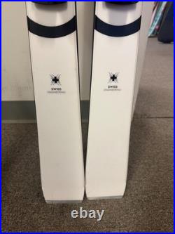 QEO 77 White R14 Alpine Skis with Marker Comp 12 Bindings 166 CM