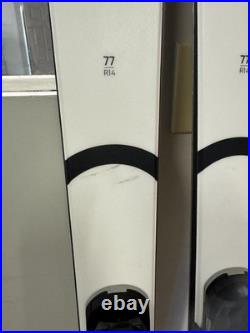 QEO 77 White R14 Alpine Skis with Marker Comp 12 Bindings 166 CM