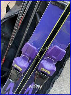RARE Volkl VSP Tiger L 180cm Skis Marker Bindings / Scott Poles Snow Ski Board