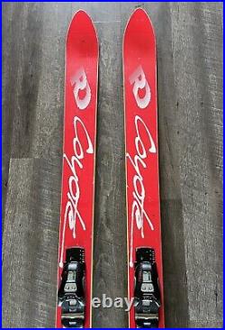 RD Research Dynamics Coyote Helidog 180cm Retro Skis Slovenia With Marker Bindings