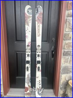 Rossignol S2 Women's twin tip Skis 160cm With Marker Squire Binding Fresh Wax