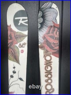 Rossignol S2 Women's twin tip Skis 160cm With Marker Squire Binding Fresh Wax