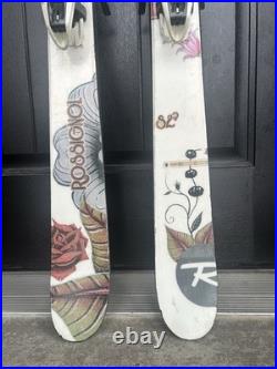 Rossignol S2 Women's twin tip Skis 160cm With Marker Squire Binding Fresh Wax