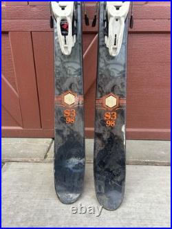 Rossignol S3 98 Twin Tip Skis W Marker Griffon Bindings 178cm Used