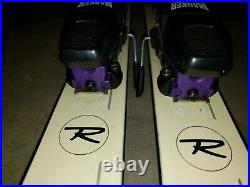 Rossignol SRX Super 160CM Skis With Marker M27 Bindings & Blk Reflex 132cm Poles