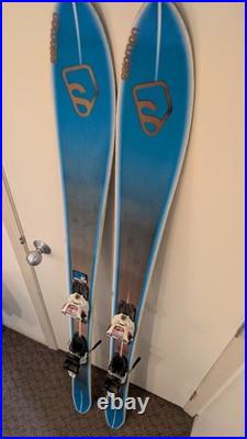 Salomon BBR 8.9 Skis 186 cm withMarker Squire 11 Adjustable Bindings