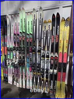 Selling Individually 15 Pair Of Vintage Snow Skis. Multiple Manufacturers
