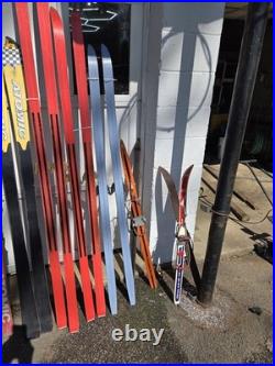 Selling Individually 15 Pair Of Vintage Snow Skis. Multiple Manufacturers