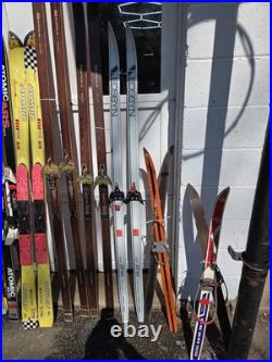Selling Individually 15 Pair Of Vintage Snow Skis. Multiple Manufacturers
