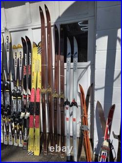 Selling Individually 15 Pair Of Vintage Snow Skis. Multiple Manufacturers