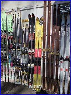 Selling Individually 15 Pair Of Vintage Snow Skis. Multiple Manufacturers