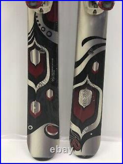 USED 156 cm K2 TNine Free Luv All Mountain Skis with Marker ESR 11 Bindings