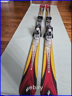 USED K2 Escape 5500 Skis with Biotech Logic Marker binding 174 cm Mod Technology