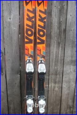 VOLKL RACETIGER GS WC 140 cm Skis with Marker 7.0 Adjustable Bindings