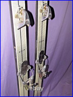 Vintage 1980s LACROIX SOFT skis 185cm with Marker Rotamatic classic ski bindings