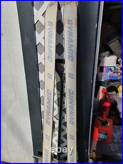 Vintage Dynamic VR 17 180 downhill Skis with Marker Bindings