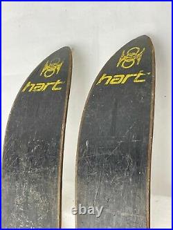 Vintage Hart Bishop Skis 175cm USA white Marker Rotamat I bindings Decor Display