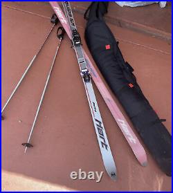 Vintage Retro Hart Equipe SR 175cm Racing Skis with Marker Bindings Poles Bag