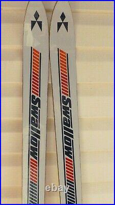 Vintage Swallow Injection GS160 GS 160 Snow Skis with Marker Bindings 190cm