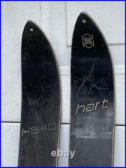Vintage USA Head Hart mixed pair metal skis 190cm Cubco Marker bindings DISPLA