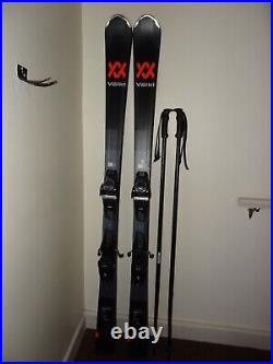 Volk Deacon 72 158cm Skis with Marker Motion Bindings +Nordic Alpine Classic Poles