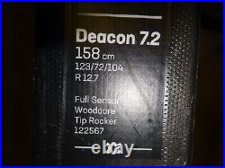 Volk Deacon 72 158cm Skis with Marker Motion Bindings +Nordic Alpine Classic Poles