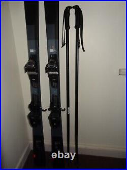 Volk Deacon 72 158cm Skis with Marker Motion Bindings +Nordic Alpine Classic Poles
