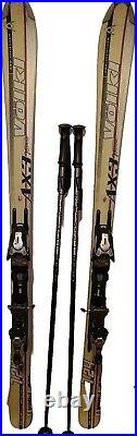 Volki AX-3 Gamma Skis 1560mm WithMarker M12 Bindings/Poles & Ski Bag