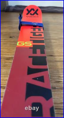 Volkl 161 Cm Race Tiger Giant Slalom Skis / Marker 10 Bindings