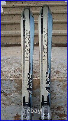 Volkl 724 AX2 Gamma Skis 156CM With Marker M10 Bindings 20-20 Core Blue Gray