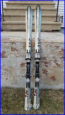 Volkl 724 AX2 Gamma Skis 156CM With Marker M10 Bindings 20-20 Core Blue Gray