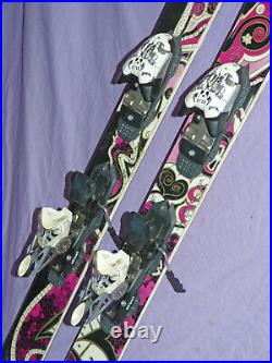 Volkl AURA 156cm All-Mtn Women's Skis with Marker Free 11 airpad Bindings Camber