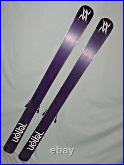 Volkl AURA women's all mtn skis 163cm with Tip Rocker with Marker Griffon bindings