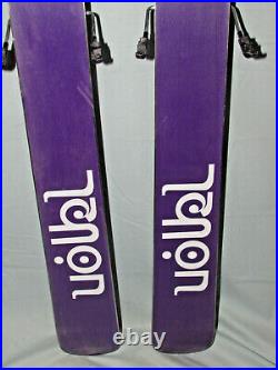 Volkl AURA women's all mtn skis 163cm with Tip Rocker with Marker Griffon bindings