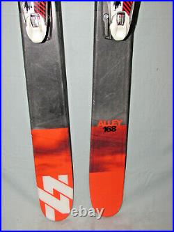 Volkl Alley all mtn freestyle twin tip skis 168cm with Marker FREE TEN bindings