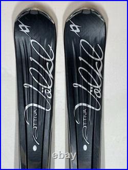 Volkl Attiva Aurora 163cm Skis Marker Wideride IPT Adjustable Bindings Women's