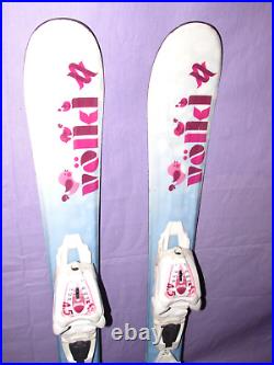 Volkl CHICA Jr girl's all mtn skis 90cm with Marker 4.5 adjustabe ski bindings