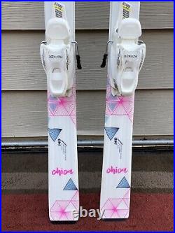 Volkl Chica Girls 130 or 140cm Skis withMarker 7.0 Kids Binding GREAT CONDITION