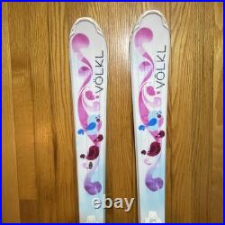 Volkl Chica Jr. Kids 140cm Skis with 7.0 MARKER Bindings JUNIOR Girls Tip Rocker