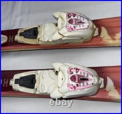 Volkl Chica Junior Kids Skis 100 cm Pink Butterfly Marker 4.5 GW Bindings Völkl